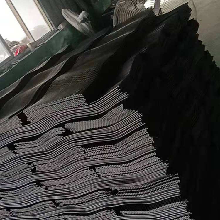 高弹柔性导料槽挡尘帘 安装方便不损皮带 防尘好矿用风帘图2