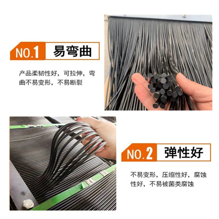 皮带机防尘挡尘帘 6mm条状装订导料槽抑尘胶帘 矿用巷道风帘图8